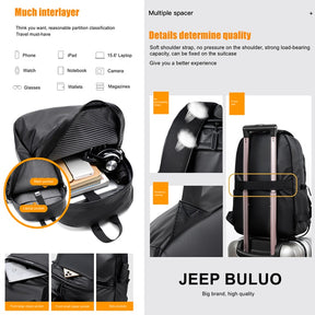 Mochila Masculina Impermeável JEEP